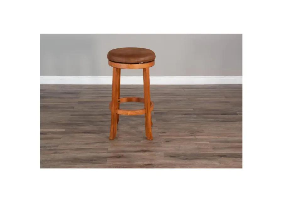 Sunny Designs Bar Swivel Stool, Cushion Seat