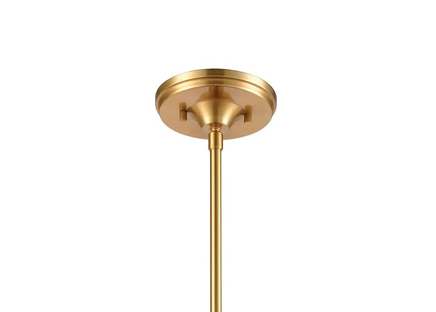 Manhattan Boutique 9'' Gold Wide 1-Light Mini Pendant