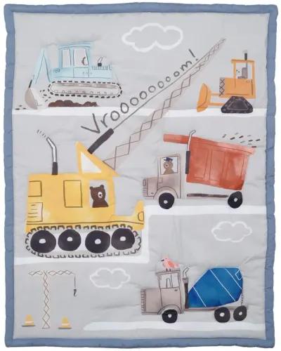 Bedtime Originals Construction Zone 3-Piece Trucks Nursery Baby Crib Bedding Set