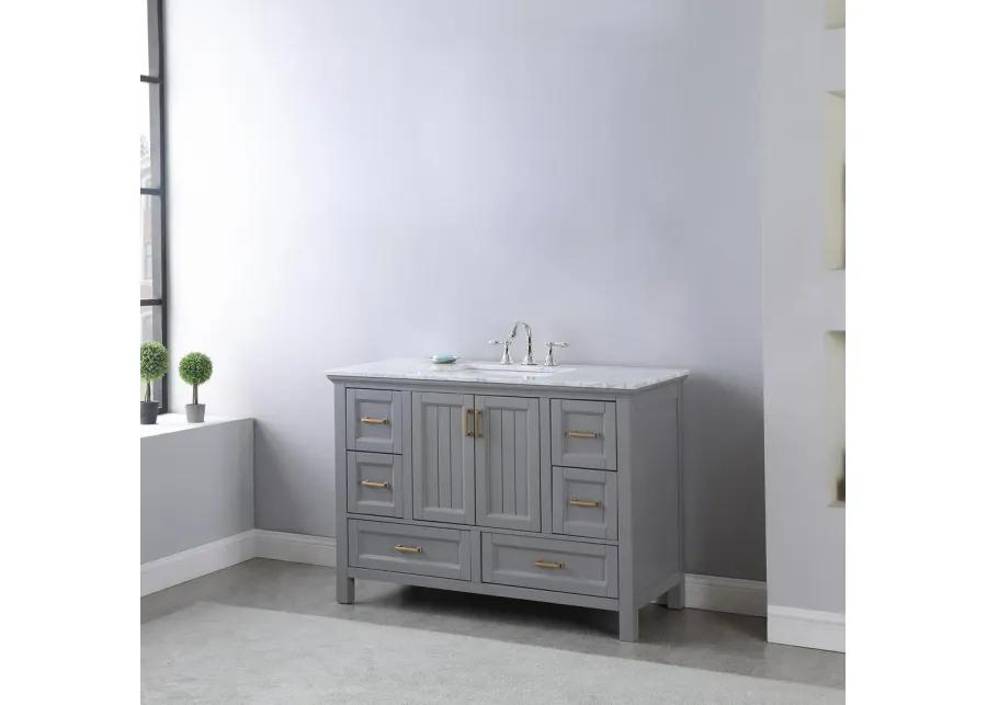 Altair 48 Single Bathroom Vanity Set in Gray without Mirror