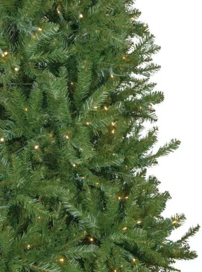 7.5' Pre-Lit Rockwood Pine Artificial Christmas Tree  Clear LED Lights