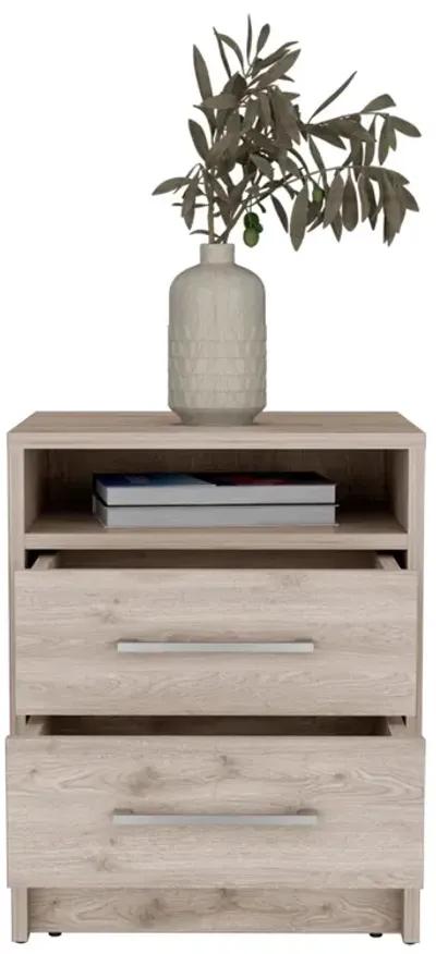 Nightstand Cartiz, Bedroom, Light Gray