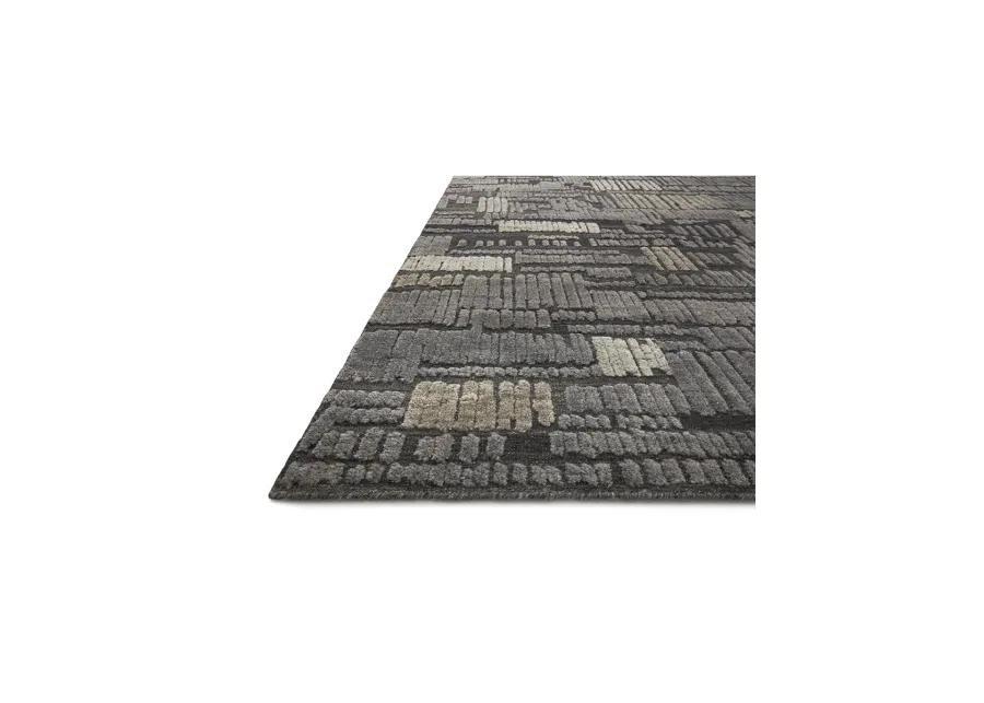 Naomi NAO04 Charcoal/Granite 2' x 3' Rug