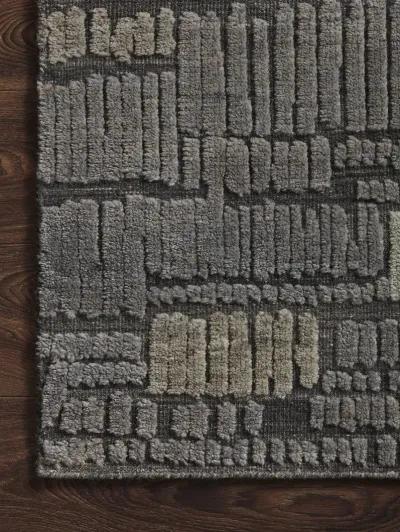 Naomi NAO04 Charcoal/Granite 2' x 3' Rug