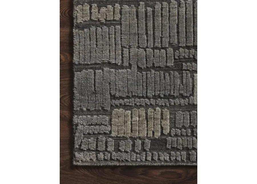 Naomi NAO04 Charcoal/Granite 2' x 3' Rug