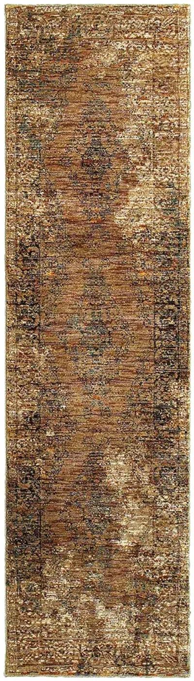 Andorra 7'10" x 10'10" Gold Rug