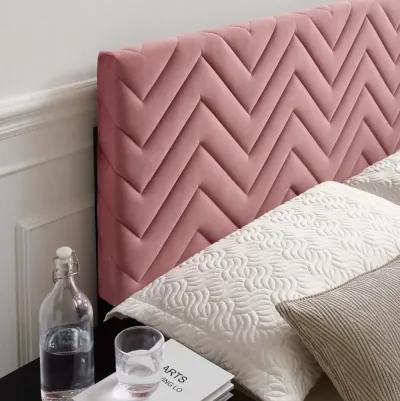 Modway - Mercy Chevron Tufted Performance Velvet King/California King Headboard