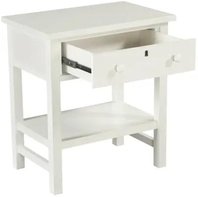 Comfort Pointe Franklen 1-drawer Storage Nightstand - Antique White