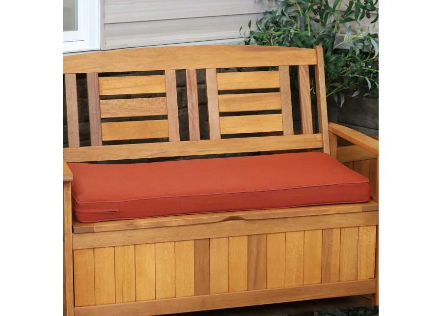 Sunnydaze Indoor/Outdoor Olefin Bench Cushion - 41 in x 18 in