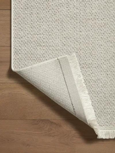 Malibu MAB-01 Ivory / Dove 2''3" x 3''9" Rug by Amber Lewis