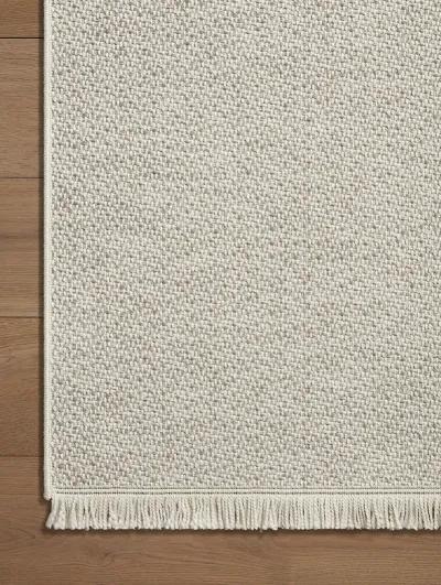 Malibu MAB-01 Ivory / Dove 2''3" x 3''9" Rug by Amber Lewis