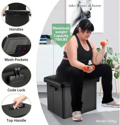 Fireproof Folding Ottoman Foot Rest