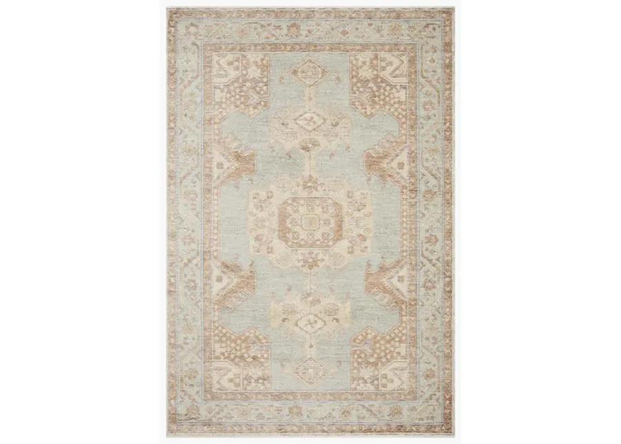 Carlisle CAR01 Seafoam/Taupe 7'10" x 10' Rug