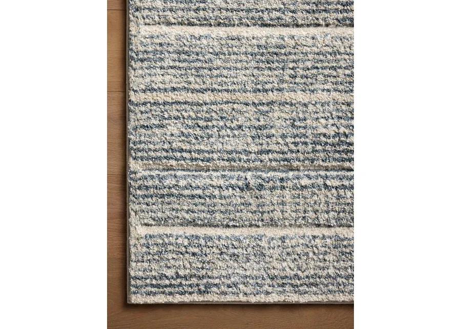 Silas SLA-03 Oatmeal / Blue 9''3" x 13' Rug by