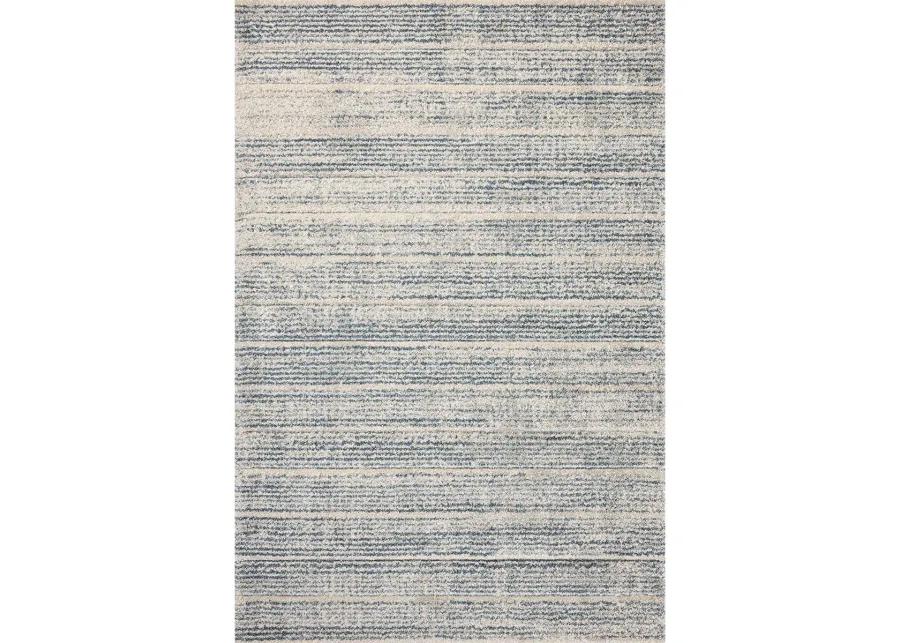 Silas SLA-03 Oatmeal / Blue 9''3" x 13' Rug by