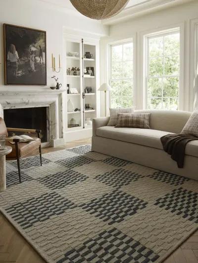 Bradley BRL-01 Beige / Midnight 3''6" x 5''6" Rug by Chris Loves Julia