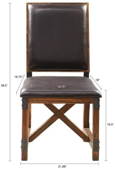 Belen Kox Lancaster Chocolate Brown Dining Chair, Belen Kox