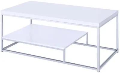 Lucia Cocktail Table, White