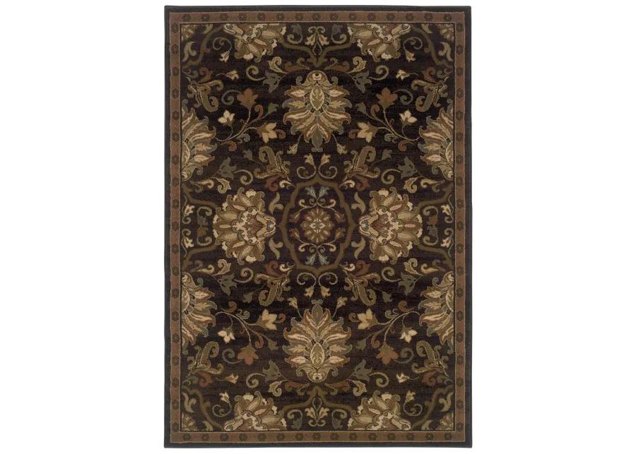 Hudson 5'3" x 7'6" Brown Rug