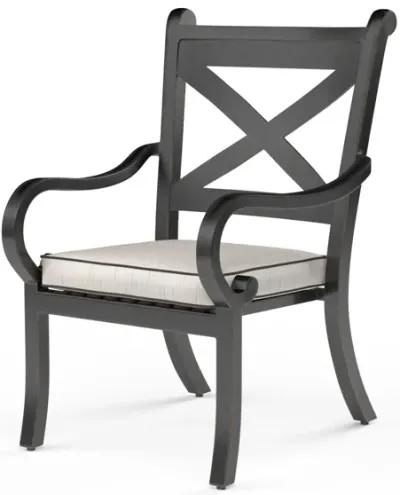 Monterey Dining Chair in Frequency Sand w/ Contrast Canvas Java Welt