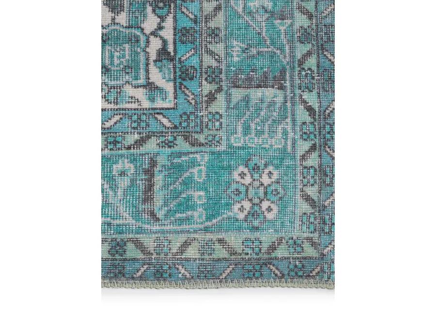 Harman By Katelester Tamara Blue 2'6" x 10' Runner Rug