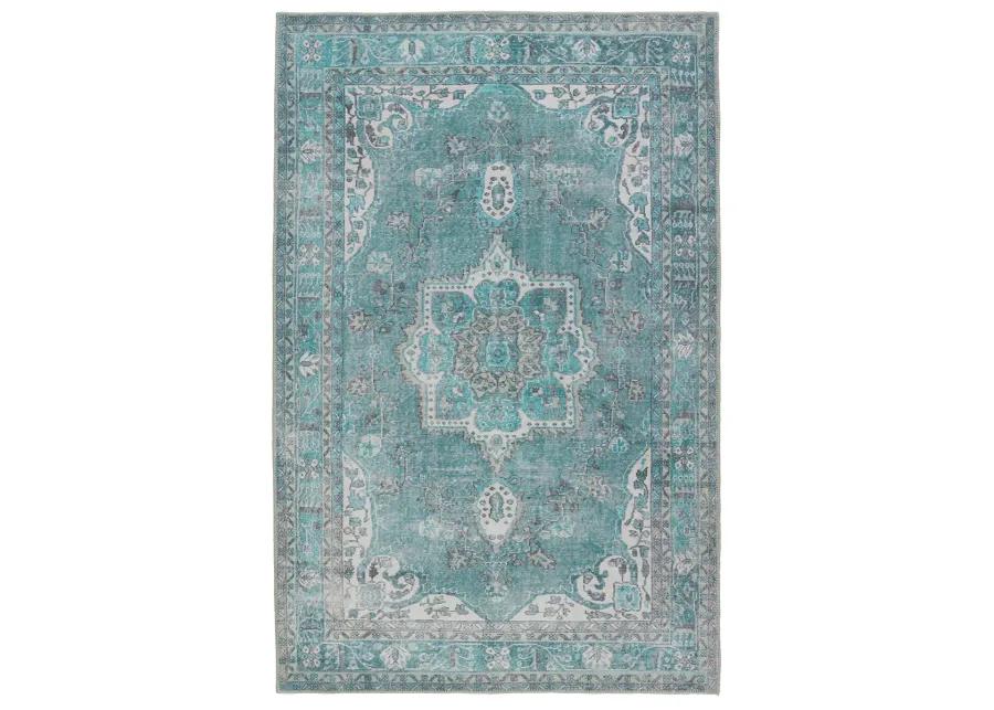 Harman By Katelester Tamara Blue 2'6" x 10' Runner Rug