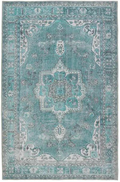 Harman By Katelester Tamara Blue 2'6" x 10' Runner Rug