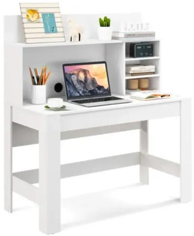 Hivvago 48 Inch Writing Computer Desk with Anti-Tipping Kits and Cable Management Hole