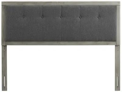 Modway - Draper Tufted King Fabric and Wood Headboard