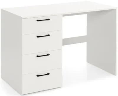 Hivvago 43.5 Inch Computer Desk with 4 Large Drawers