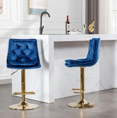 Chrome Swivel Bar Stools Set