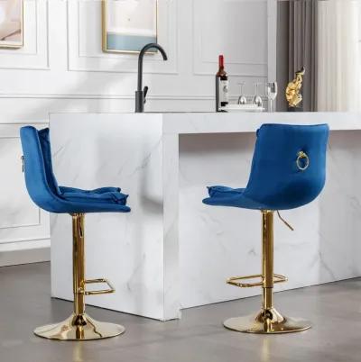 Chrome Swivel Bar Stools Set