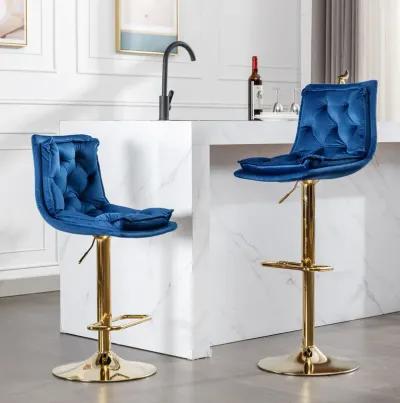 Chrome Swivel Bar Stools Set