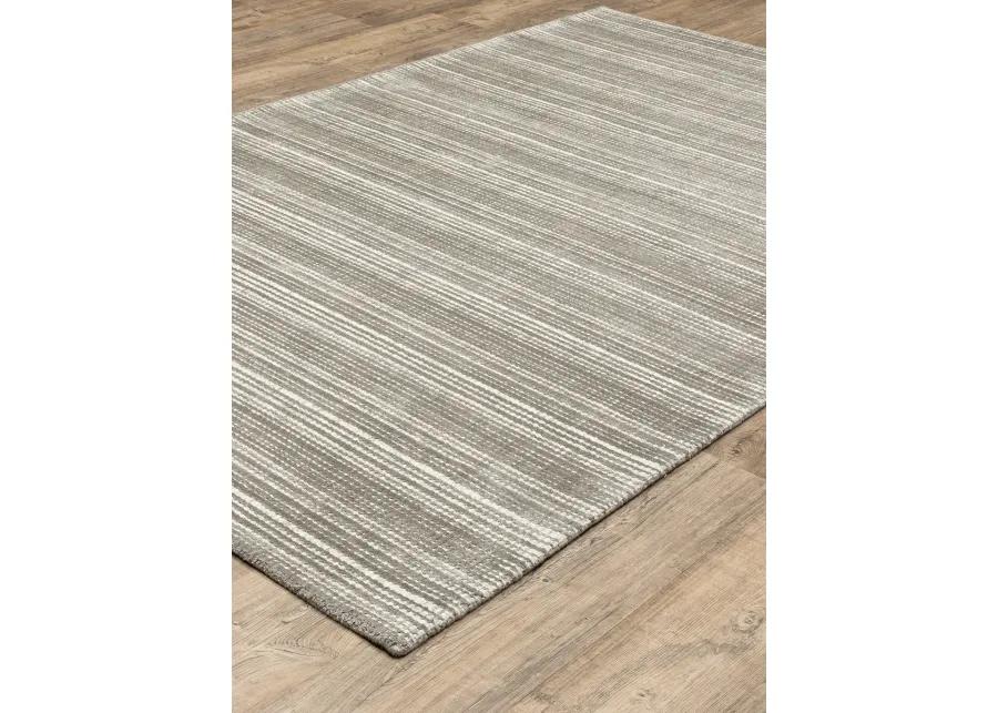 Circa 5' x 8' Grey Rug