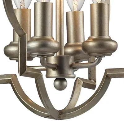 Chandette 14'' Wide 4-Light Silver Chandelier