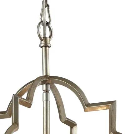 Chandette 14'' Wide 4-Light Silver Chandelier