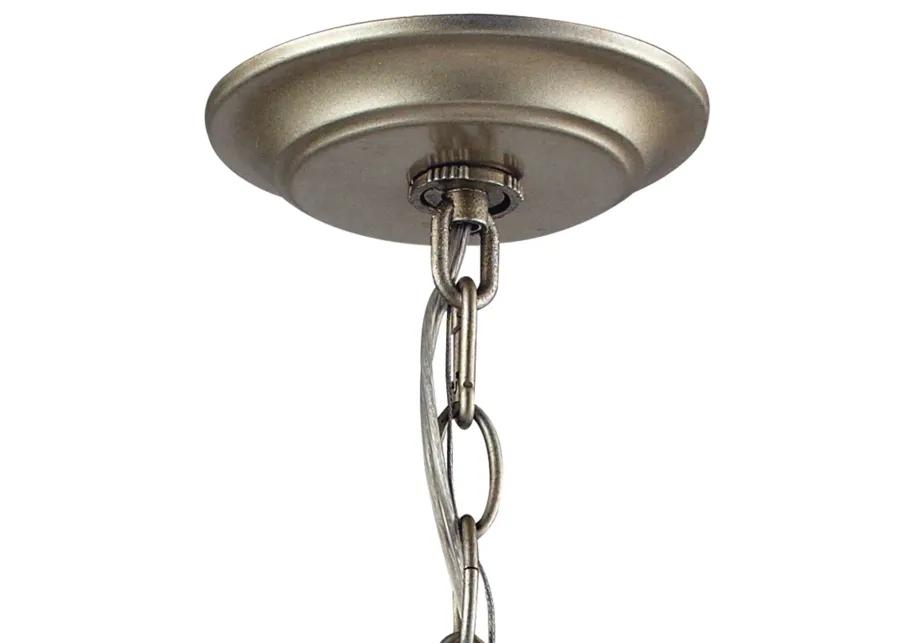 Chandette 14'' Wide 4-Light Silver Chandelier