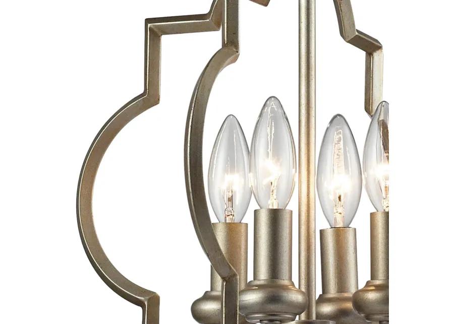 Chandette 14'' Wide 4-Light Silver Chandelier