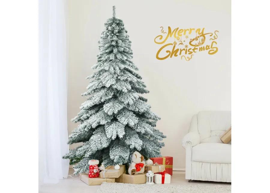 Snow Flocked Artificial Christmas Tree