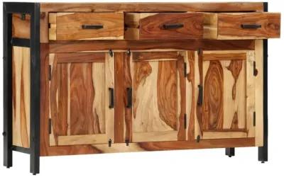 vidaXL Sideboard 47.2"x13.8"x29.5" Solid Sheesham Wood