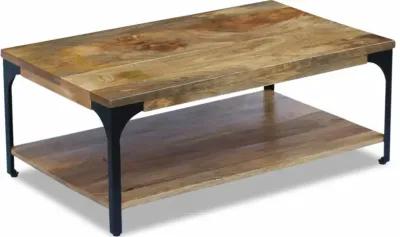 vidaXL Coffee Table Mango Wood 39.4"x23.6"x15"