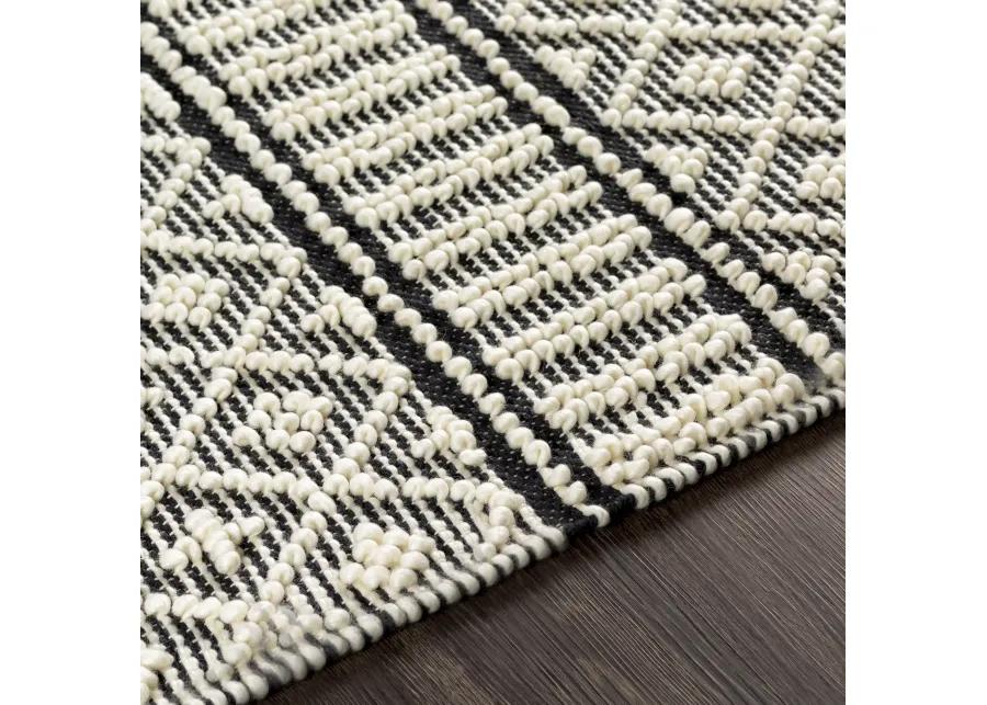 Farmhouse Tassels FTS-2300 3' x 5' Black Rug