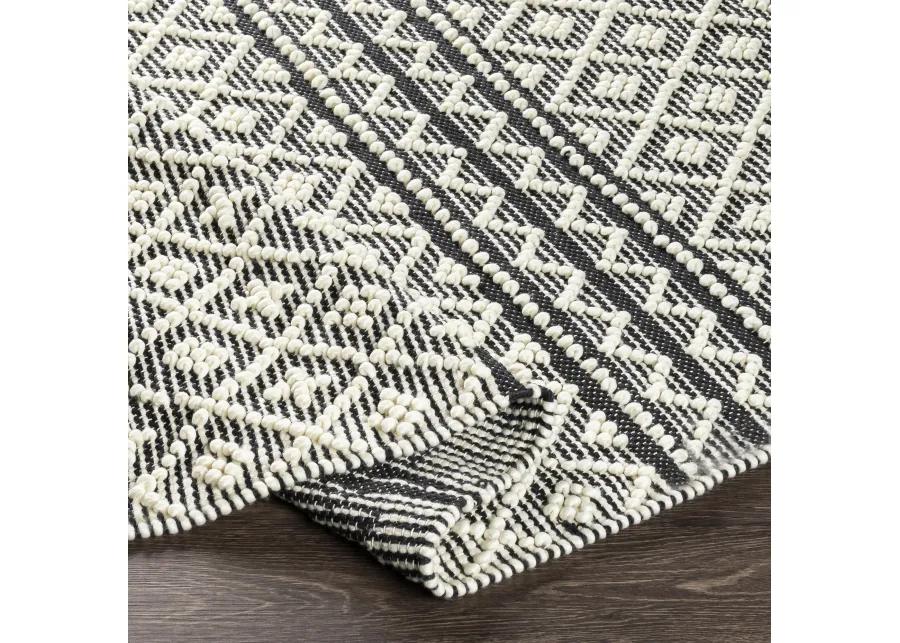 Farmhouse Tassels FTS-2300 3' x 5' Black Rug