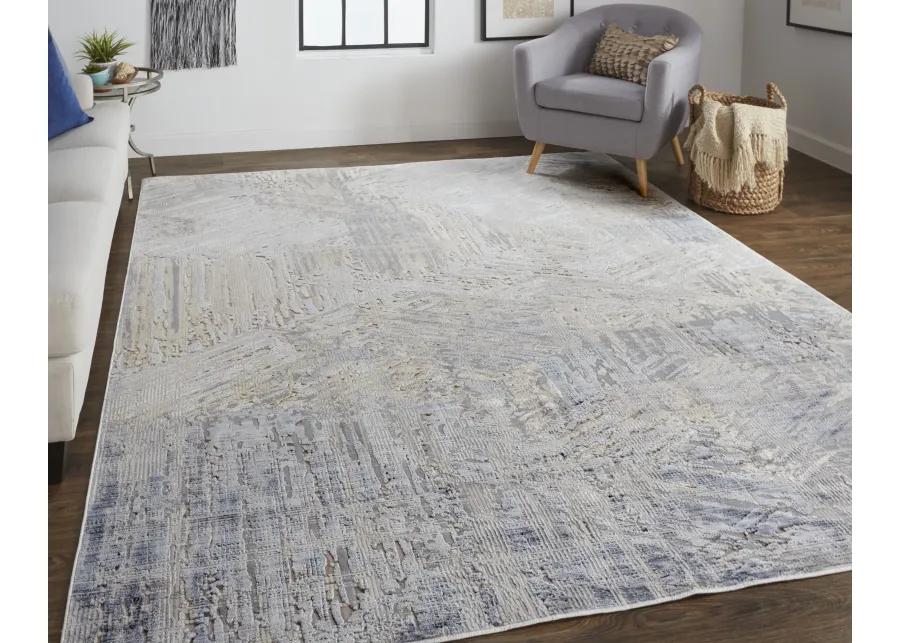 Laina 39G6F Tan/Ivory/Gray 3' x 12' Rug