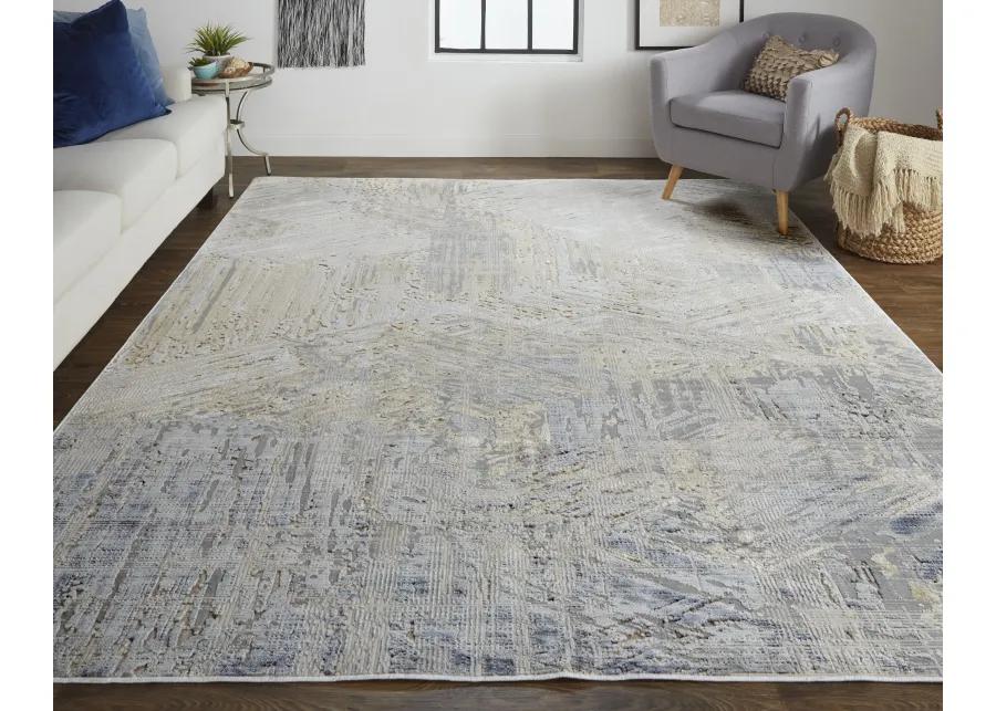 Laina 39G6F Tan/Ivory/Gray 3' x 12' Rug