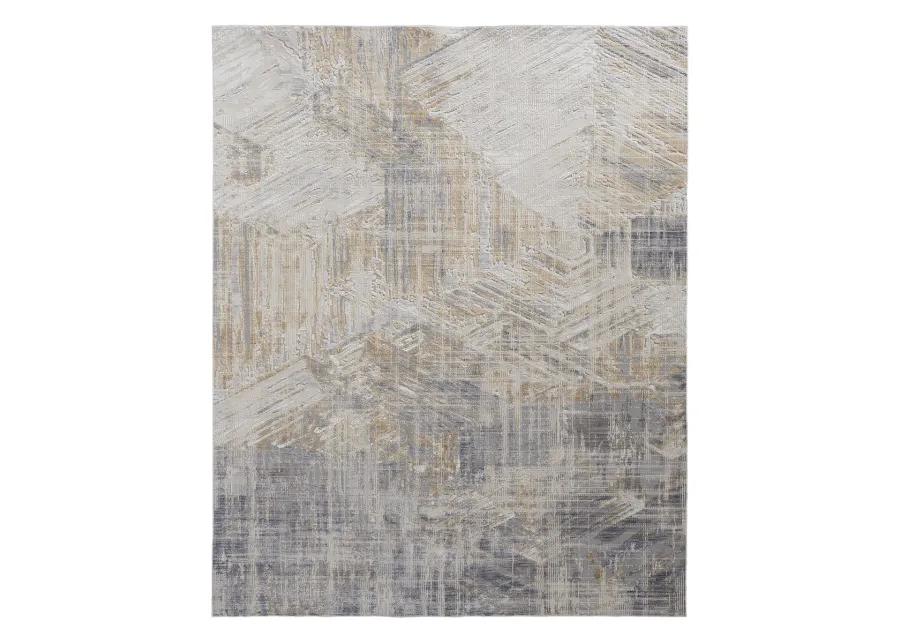 Laina 39G6F Tan/Ivory/Gray 3' x 12' Rug