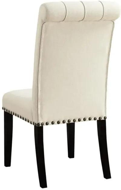 Alana Tufted Back Upholstered Side Chairs Beige (Set of 2)