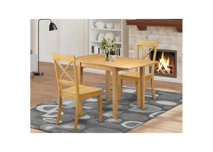 Dining Room Set Oak, NDBO3-OAK-W