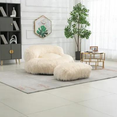 Faux Fur Bean Bag Chair: Durable Comfort for Adults & Kids