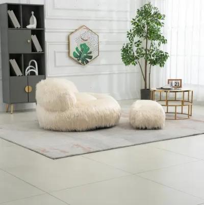 Faux Fur Bean Bag Chair: Durable Comfort for Adults & Kids